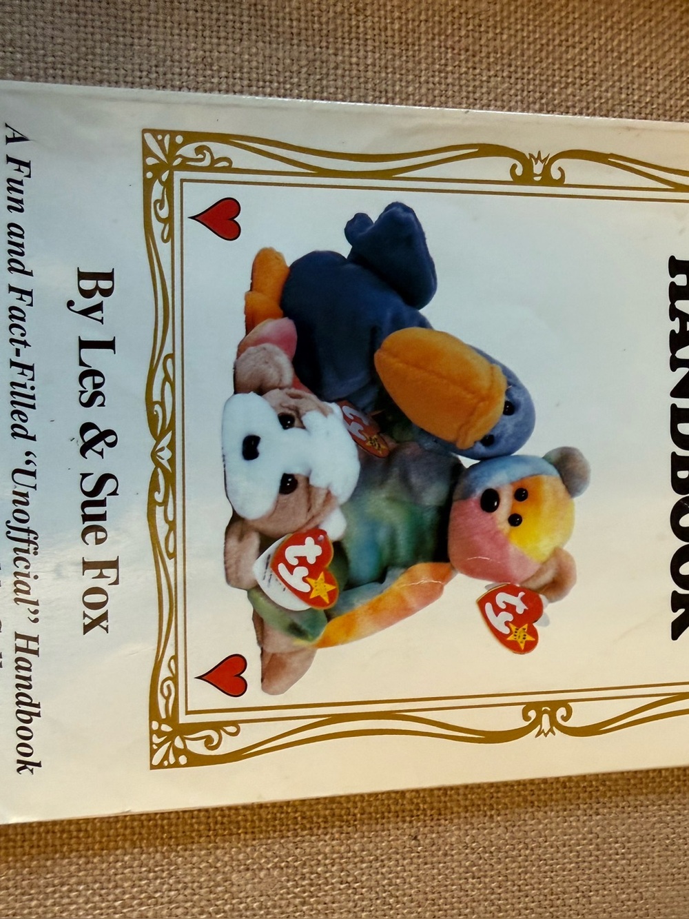 Ty Multicolor Tie-Dye Beanie Plush Bear and Bird Set
